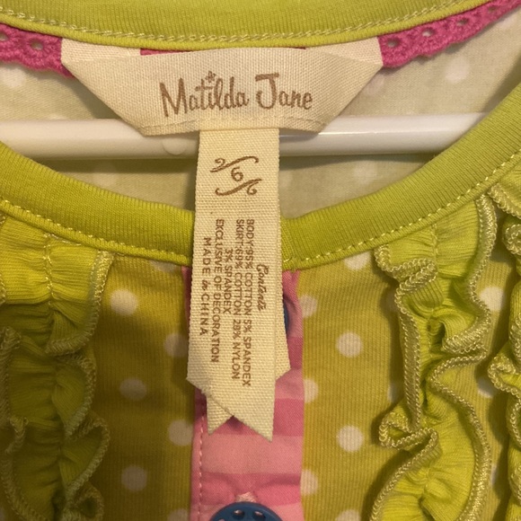 Matilda Jane Size 6 long sleeved dress - Picture 3 of 4